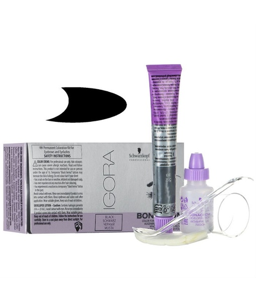 Краска Bonacrom для ресниц 10мл+15 мл Igora