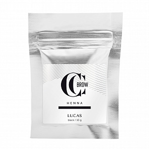 Хна для бровей CC Brow, в саше, (10 гр) Lucas Cosmetics (Black (черный))