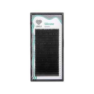 Ресницы чёрные Lovely "Silicone" микс (20 линий) (C/0.10/8-15 мм)