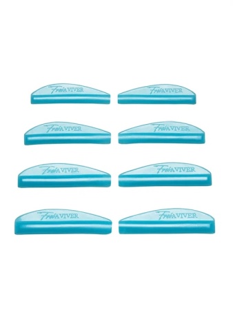 FreiAVIVER Набор силиконовых валиков глянец Curl, (голубой) 4 пары