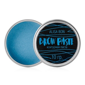Контурная паста для бровей"BROW PASTE" 10 г, голубая Alisa Bon