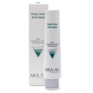 Маска ARAVIA очищающая с глиной и AHA-кислотами для лица Deep Clean AHA-Mask, 100 мл