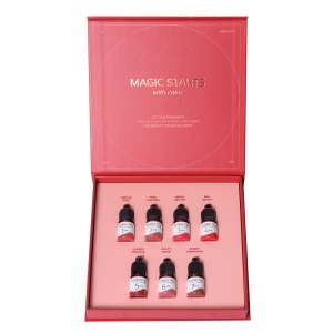 Etalon Mix. "Сет Губы" Набор пигментов для перманентного макияжа, 7/5мл