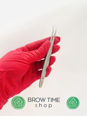 Пинцет профессиональный для ресниц STALEKS EXPERT 40 TYPE 7