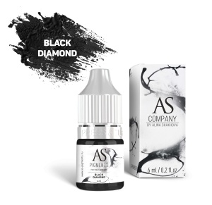 Пигмент для век 6 мл AS-Company™ (Black diamond (Черный алмаз))