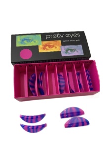 Валики для ламинирования ресниц "Pretty Eyes soft" (набор из 8 валиков) розово-синие