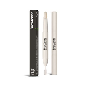 Воск-стик для укладки и ухода за бровями с щеточкой Brow Sculpt Stick Wax BrowXenna