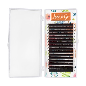 Коричневые ресницы Lash&Go «Эспрессо» одна длина (16 линий) (0,10/С/7 mm)
