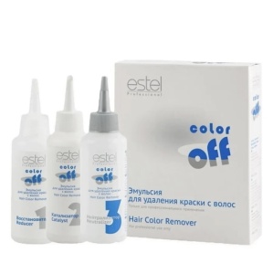 Эмульсия для удаления стойких красок с волос (ремувер) Estel Color Off 3*120 мл