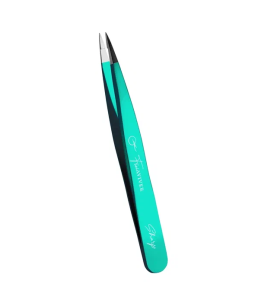 FreiAVIVER Точечный пинцет для бровей Sharp, зеленый 