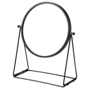 Зеркало настольное LASSBYN лассбюн, темно-серый, 17 см