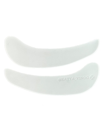 Патчи для наращивания ресниц, белые 1 пара Катя Виноградова