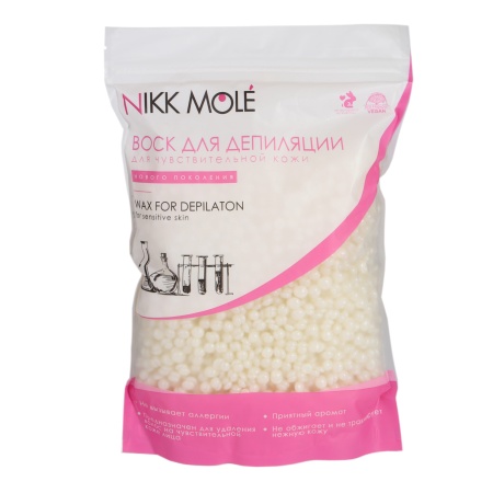 Воск для бровей и лица «Ваниль» 500г Nikk Mole