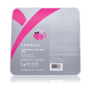 LYCOtec SuperBerry Hot Wax - Горячий воск с ароматом Ягод - Гипоаллергенный для всех типов кож LYCON