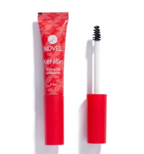 Keratin Styling Gel Lash&Brow - уход за ламинированием novel