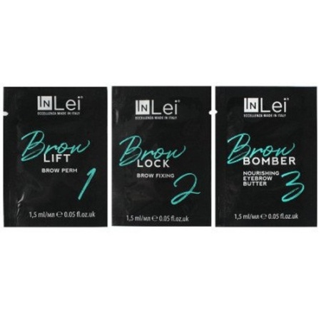 Набор составов в саше InLei ® BROW BOMBER (1,2,3 состав) по 1,5 мл.