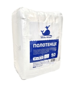 W W полотенце 45*90 спанлейс №50 сложение СТАНДАРТ+МИШКИ