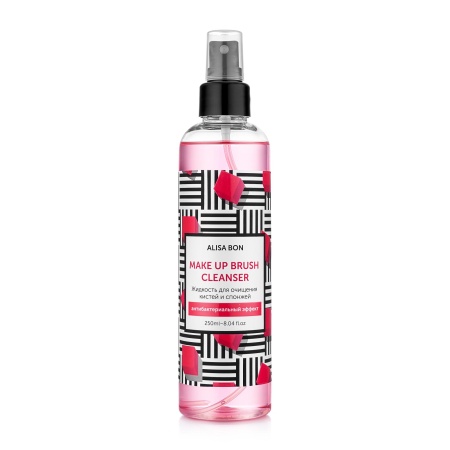 Жидкость для очищения кистей и спонжей "Make Up Brush Cleanser", 250 мл Alisa Bon