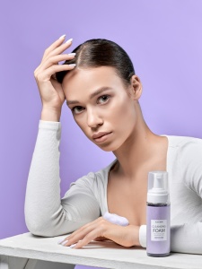 Цветная пенка для умывания LAVENDER, 150 мл Alisa Bon