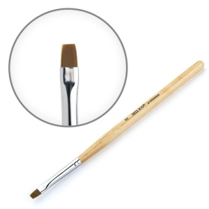 Кисть синтетическая (прямая) Mileо №4