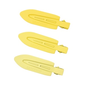Заколки для макияжа, желтый, набор из 3 шт