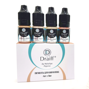 Минисет Season для камуфляжа 4*6 мл DRAIFF