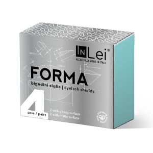 НАБОР СИЛИКОНОВЫХ БИГУДЕЙ ДЛЯ ЗАВИВКИ НАТУРАЛЬНЫХ РЕСНИЦ InLei “FORMA” Валики 4 пары 