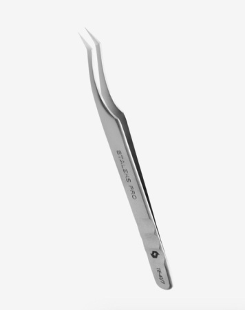 Пинцет профессиональный для ресниц STALEKS EXPERT 41/7