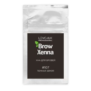 Хна для бровей BrowXenna®, саше-рефилл, 6 г (№103 Насыщенный серо-коричневый)