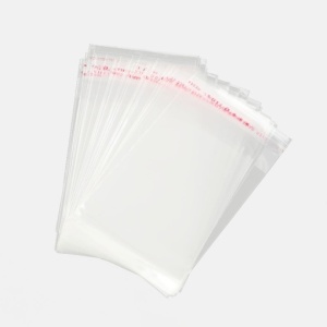 100 шт. Пакеты 4х14 см прозрачные самозапечатывающиеся