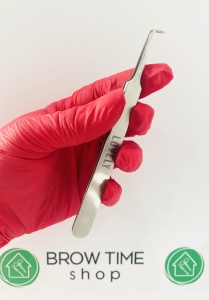 Пинцет для наращивания ресниц Lovely тип Г (7 мм) "Soft" мягкий