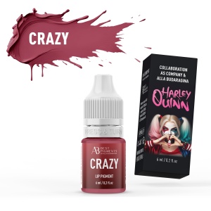 Гибридный пигмент для губ AS COMPANY & Alla Budaragina Harley Quinn, 6 мл  (Crazy (Red-brown neutral))