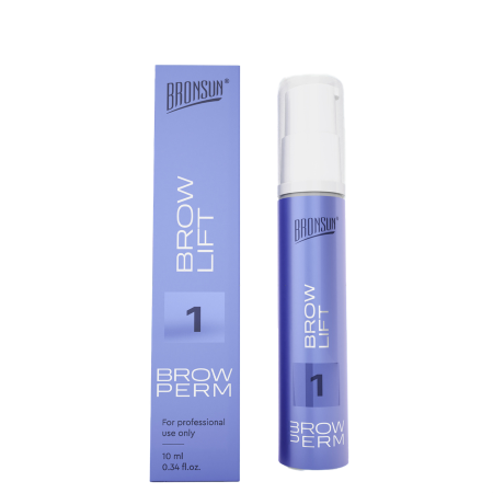 Состав #1 для долговременной укладки BROW LIFT BRONSUN, 10 мл