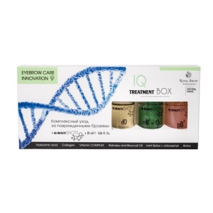 Комплексный уход за поврежденными бровями IQ Treatment RCler, 6x20мл (Royal Brow)