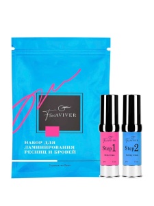 FreiAVIVER Набор составов для ламинирования ресниц и бровей (2*5ml)
