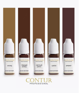 Сет пигментов для бровей мини 5ml Contur