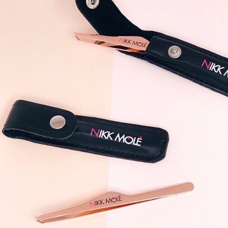 Пинцет Nikk Mole Розовое Золото 