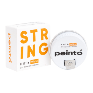 Нить для отрисовки эскиза белая PEINTO