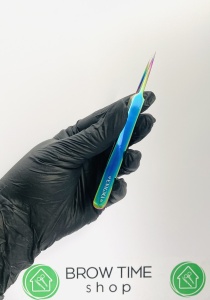 Пинцет прямой A ENIGMA (Chameleon с ручной заточкой extra-sharp)