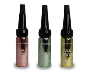 Набор Ekkobeauty из 3-х оттенков Блонд/русый  хня для бровей
