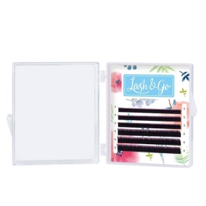 Черные ресницы Lash&Go микс (6 линий)