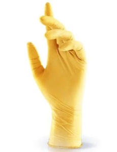 Пара перчаток, нитрил (золото) размер  S