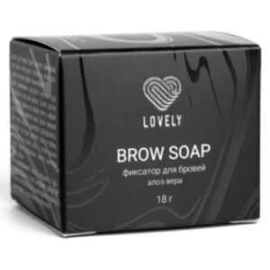 Мыло для фиксации бровей Lovely , 18 г (с ароматом Алоэ)