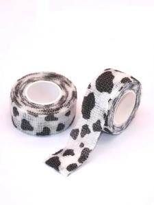 Бинт бандажный эластичный, Черно-белый