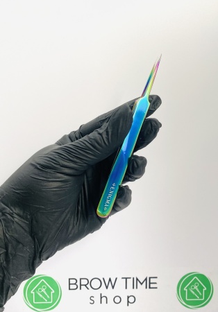 Пинцет прямой A ENIGMA (Chameleon с ручной заточкой extra-sharp)