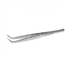 Пинцет профессиональный для ресниц STALEKS PRO EXPERT 10 TYPE 11