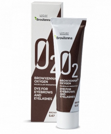 Краска для бровей и ресниц BrowXenna® OXYGEN J2, 15 мл