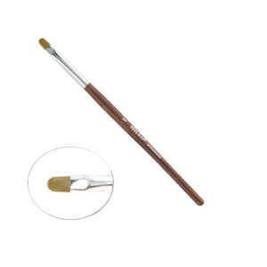 Кисть синтетическая (закругленная) Mileo №6