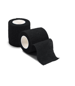 Бинт эластичный самоклеющийся, черный AS Company