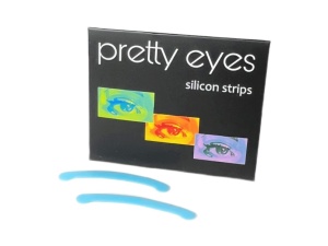 Pretty eyes Silicon strips (Компенсаторы для ламинирования ресниц) (Голубой)